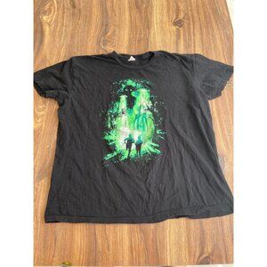Vintage X Files Authentic Alien T-Shirt Men's Sz Large green full image design